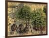 Place Du Theatre Francais, 1898-Camille Pissarro-Framed Art Print