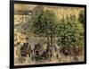 Place Du Theatre Francais, 1898-Camille Pissarro-Framed Art Print