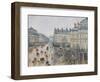 Place Du Théâtre Français, Paris: Rain, 1898-Camille Pissarro-Framed Giclee Print