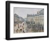 Place Du Théâtre Français, Paris: Rain, 1898-Camille Pissarro-Framed Giclee Print