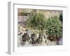 Place Du Theatre-Francais, Spring, 1898-Camille Pissarro-Framed Giclee Print