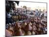 Place El Hedim and Tagine Pots, Meknes, Morocco, North Africa, Africa-Ethel Davies-Mounted Photographic Print