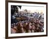 Place El Hedim and Tagine Pots, Meknes, Morocco, North Africa, Africa-Ethel Davies-Framed Photographic Print