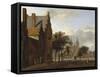 Place et église Saint-Victor à Xanten (Allemagne)-Jan Van Der Heyden-Framed Stretched Canvas