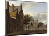 Place et église Saint-Victor à Xanten (Allemagne)-Jan Van Der Heyden-Mounted Giclee Print