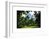 Place for Lovers in Central Park, Manhattan, New York City, White Frame, Full Size Photography-Philippe Hugonnard-Framed Art Print