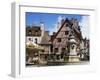 Place Francois Rude Bareuzai, Dijon, Bourgogne (Burgundy), France-Peter Scholey-Framed Photographic Print
