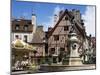 Place Francois Rude Bareuzai, Dijon, Bourgogne (Burgundy), France-Peter Scholey-Mounted Photographic Print