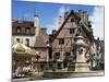 Place Francois Rude Bareuzai, Dijon, Bourgogne (Burgundy), France-Peter Scholey-Mounted Photographic Print