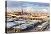 Place Jemaa El Fna (Djemaa El Fna), Marrakech, Morocco-Nico Tondini-Stretched Canvas