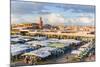 Place Jemaa El Fna (Djemaa El Fna), Marrakech, Morocco-Nico Tondini-Mounted Photographic Print