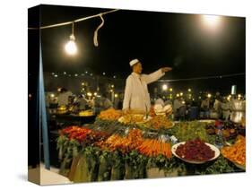 Place Jemaa El Fna, Marrakech (Marrakesh), Morocco, North Africa, Africa-Sergio Pitamitz-Stretched Canvas