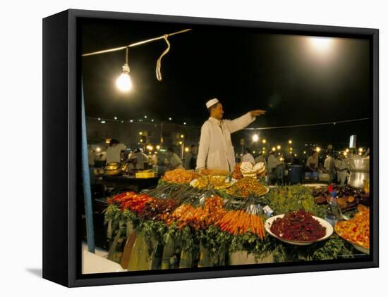 Place Jemaa El Fna, Marrakech (Marrakesh), Morocco, North Africa, Africa-Sergio Pitamitz-Framed Stretched Canvas