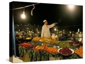 Place Jemaa El Fna, Marrakech (Marrakesh), Morocco, North Africa, Africa-Sergio Pitamitz-Stretched Canvas