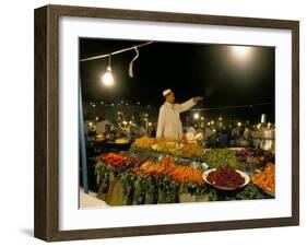 Place Jemaa El Fna, Marrakech (Marrakesh), Morocco, North Africa, Africa-Sergio Pitamitz-Framed Photographic Print