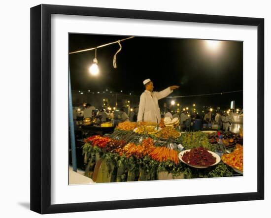 Place Jemaa El Fna, Marrakech (Marrakesh), Morocco, North Africa, Africa-Sergio Pitamitz-Framed Photographic Print