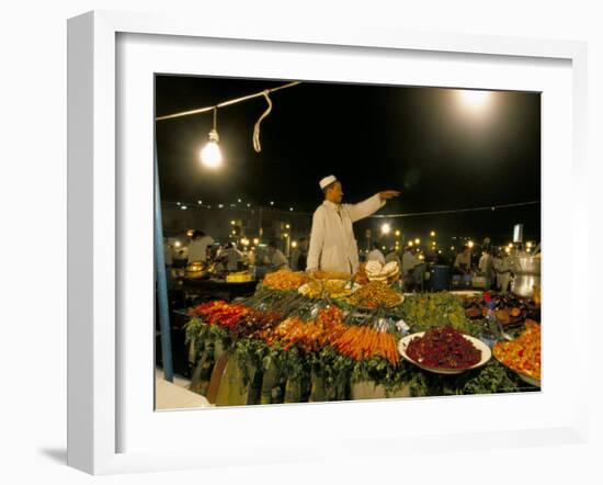 Place Jemaa El Fna, Marrakech (Marrakesh), Morocco, North Africa, Africa-Sergio Pitamitz-Framed Photographic Print