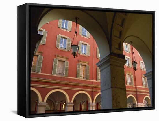 Place Massena, Nice, Alpes Maritimes, Cote D'Azur, Provence, France, Europe-Miller John-Framed Stretched Canvas