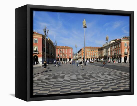 Place Massena, Nice, Alpes Maritimes, Provence, Cote D'Azur, French Riviera, France, Europe-Peter Richardson-Framed Stretched Canvas