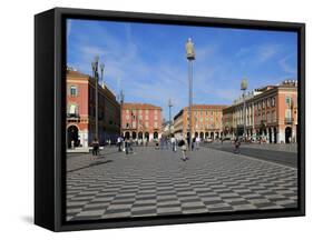 Place Massena, Nice, Alpes Maritimes, Provence, Cote D'Azur, French Riviera, France, Europe-Peter Richardson-Framed Stretched Canvas