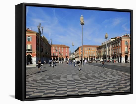 Place Massena, Nice, Alpes Maritimes, Provence, Cote D'Azur, French Riviera, France, Europe-Peter Richardson-Framed Stretched Canvas