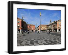 Place Massena, Nice, Alpes Maritimes, Provence, Cote D'Azur, French Riviera, France, Europe-Peter Richardson-Framed Premium Photographic Print