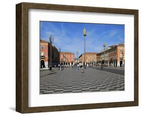 Place Massena, Nice, Alpes Maritimes, Provence, Cote D'Azur, French Riviera, France, Europe-Peter Richardson-Framed Photographic Print