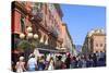 Place Massena, Nice, Alpes-Maritimes, Provence, Cote D'Azur, French Riviera, France, Europe-Amanda Hall-Stretched Canvas