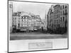 Place Maubert from the Marche Des Carmes, Paris 1858-78-Charles Marville-Mounted Giclee Print