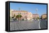 Place Messina, Nice, Alpes Maritimes, Cote d'Azur, Provence, France, Europe-Fraser Hall-Framed Stretched Canvas