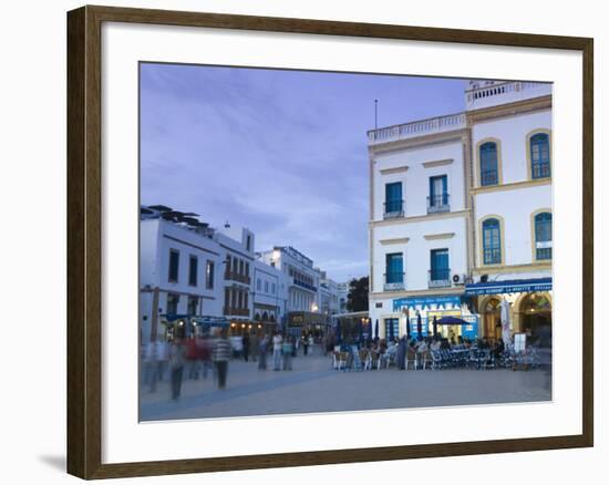 Place Moulay Hassan, Essaouira, Atlantic Coast, Morocco-Walter Bibikow-Framed Photographic Print