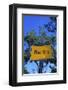 Place name sign Berlin-null-Framed Art Print