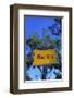 Place name sign Berlin-null-Framed Art Print