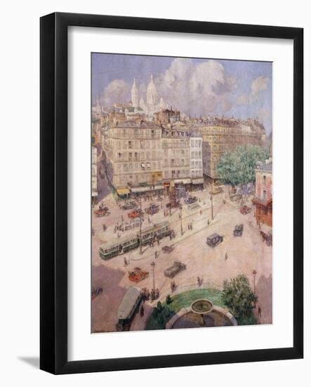 Place Pigalle, 1925-Lucien Lievre-Framed Giclee Print