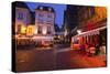 Place Plumereau in Vieux Tours on a Late December Evening, Tours, Indre-Et-Loire, France, Europe-Julian Elliott-Stretched Canvas