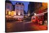 Place Plumereau in Vieux Tours on a Late December Evening, Tours, Indre-Et-Loire, France, Europe-Julian Elliott-Stretched Canvas