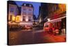 Place Plumereau in Vieux Tours on a Late December Evening, Tours, Indre-Et-Loire, France, Europe-Julian Elliott-Stretched Canvas