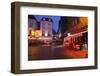 Place Plumereau in Vieux Tours on a Late December Evening, Tours, Indre-Et-Loire, France, Europe-Julian Elliott-Framed Photographic Print