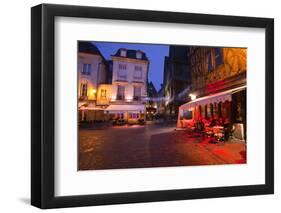 Place Plumereau in Vieux Tours on a Late December Evening, Tours, Indre-Et-Loire, France, Europe-Julian Elliott-Framed Photographic Print