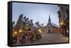 Place Royale, Quebec City, Province of Quebec, Canada, North America-Michael Snell-Framed Stretched Canvas