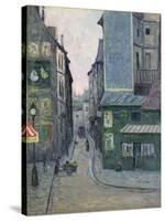 Place Saint Andre Des Arts, Rue Suger, Paris-Maxime Emile Louis Maufra-Stretched Canvas