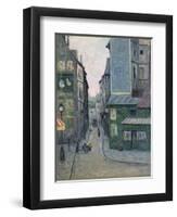 Place Saint Andre Des Arts, Rue Suger, Paris-Maxime Emile Louis Maufra-Framed Giclee Print