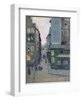 Place Saint Andre Des Arts, Rue Suger, Paris-Maxime Emile Louis Maufra-Framed Giclee Print