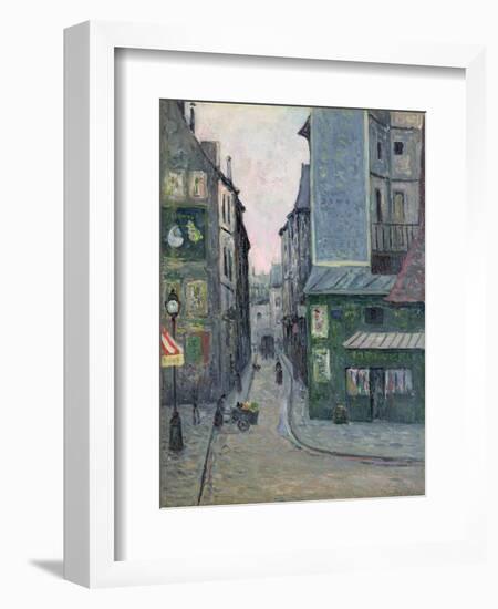 Place Saint Andre Des Arts, Rue Suger, Paris-Maxime Emile Louis Maufra-Framed Giclee Print