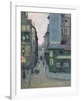 Place Saint Andre Des Arts, Rue Suger, Paris-Maxime Emile Louis Maufra-Framed Giclee Print