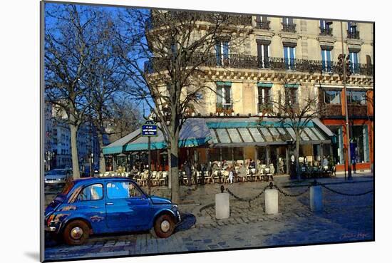 Place Saint-German, Paris, France-Nicolas Hugo-Mounted Giclee Print