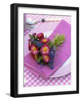 Place-Setting with Spring Posy-Friedrich Strauss-Framed Photographic Print