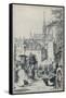 'Place St. Michel, Paris', c1913-Walter Zeising-Framed Stretched Canvas