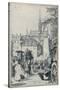 'Place St. Michel, Paris', c1913-Walter Zeising-Stretched Canvas
