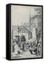 'Place St. Michel, Paris', c1913-Walter Zeising-Framed Stretched Canvas